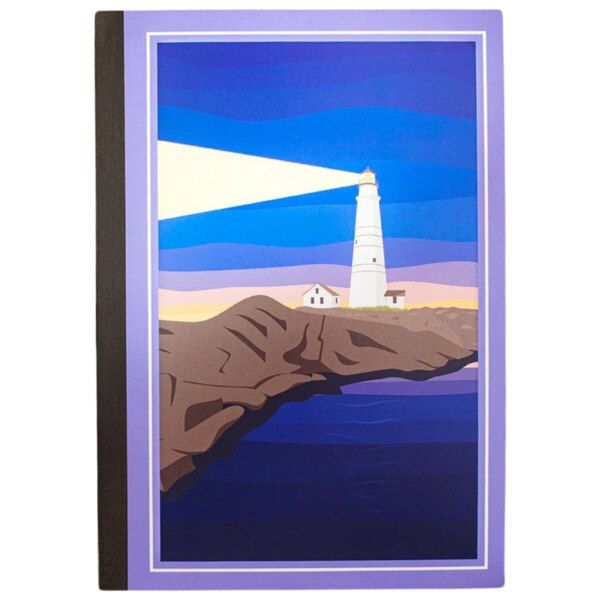 Drawing of Boston Harbor lighthouse